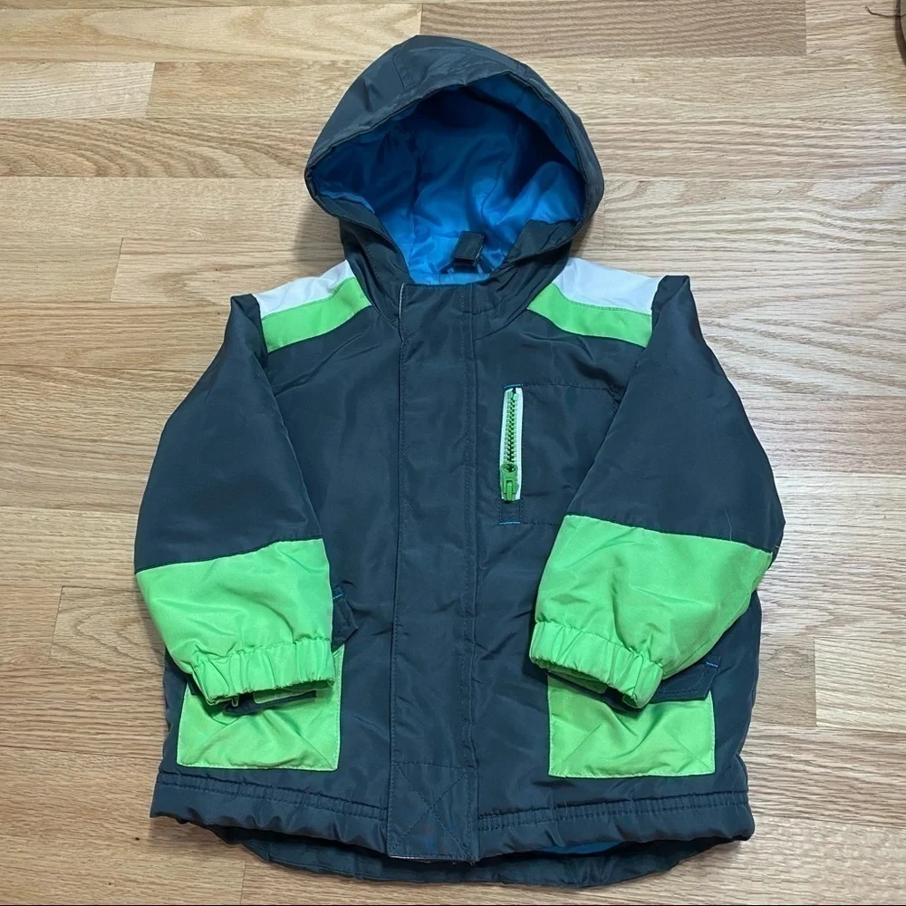 Old Navy Winter Coat Jacket Green Blue 2T Boys